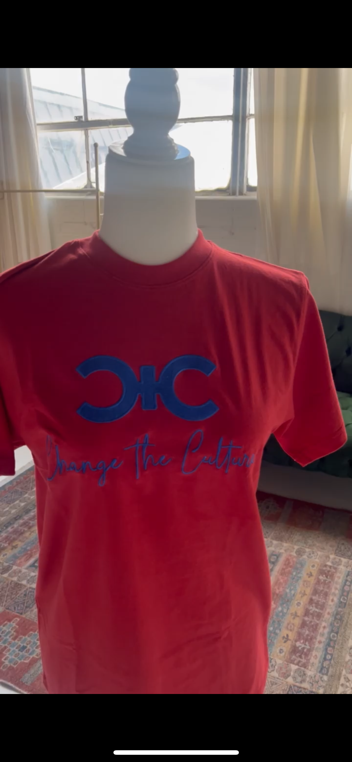 RED CTC BLUE TITAN T SHIRT