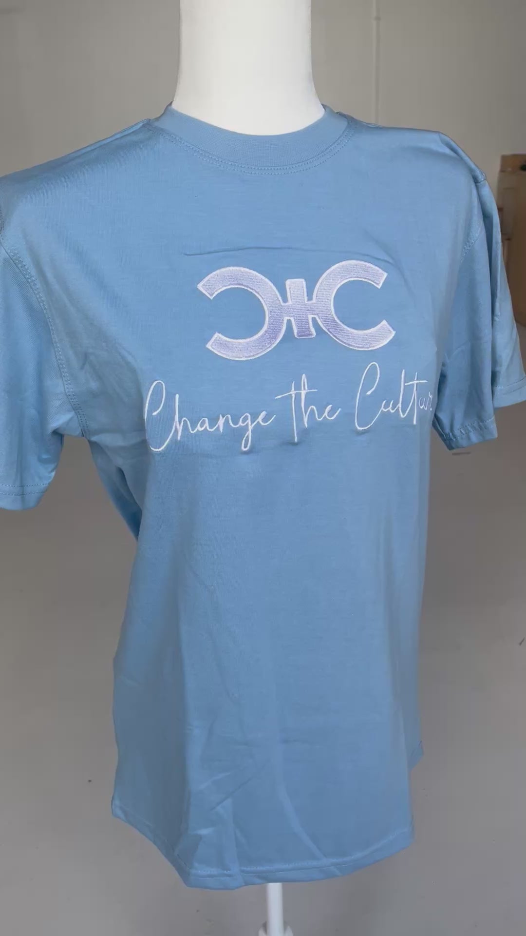 BLUE CTC WHT TITAN T SHIRT